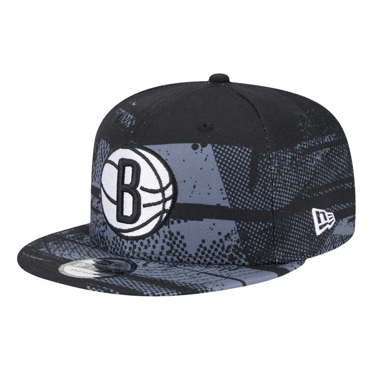 Men's Brooklyn Nets New Era Black Tip-Off 9FIFTY Snapback Hat
