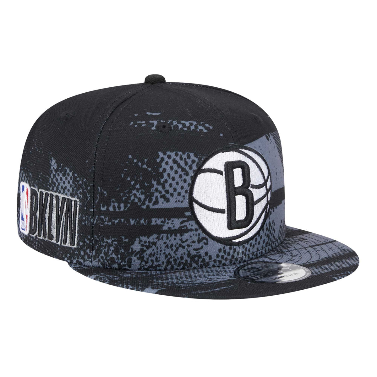 Men's Brooklyn Nets New Era Black Tip-Off 9FIFTY Snapback Hat