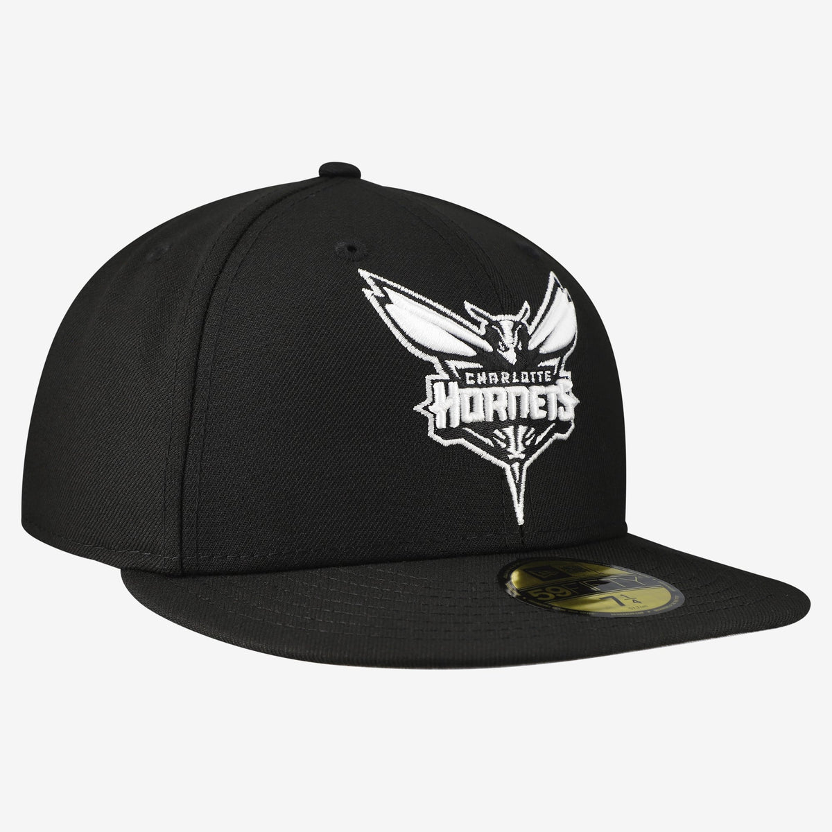 Men's Charlotte Hornets New Era Black 59FIFTY Fitted Hat