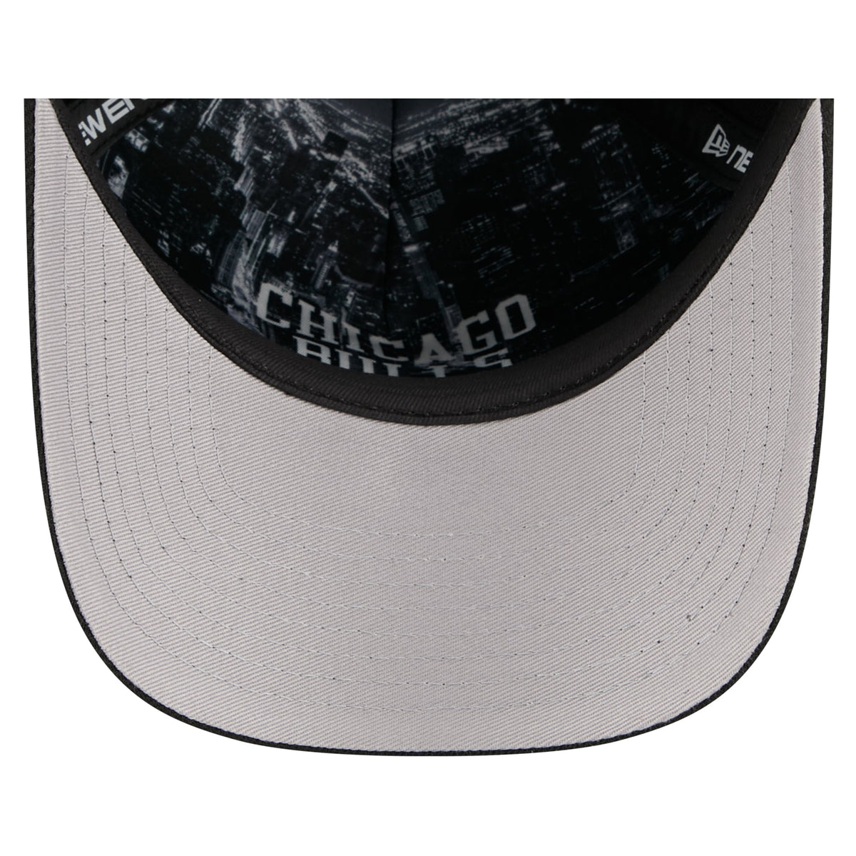 Men's Chicago Bulls New Era Black 2026 NBA Draft On-Stage Crystal A-Frame 59FORTY Fitted Hat