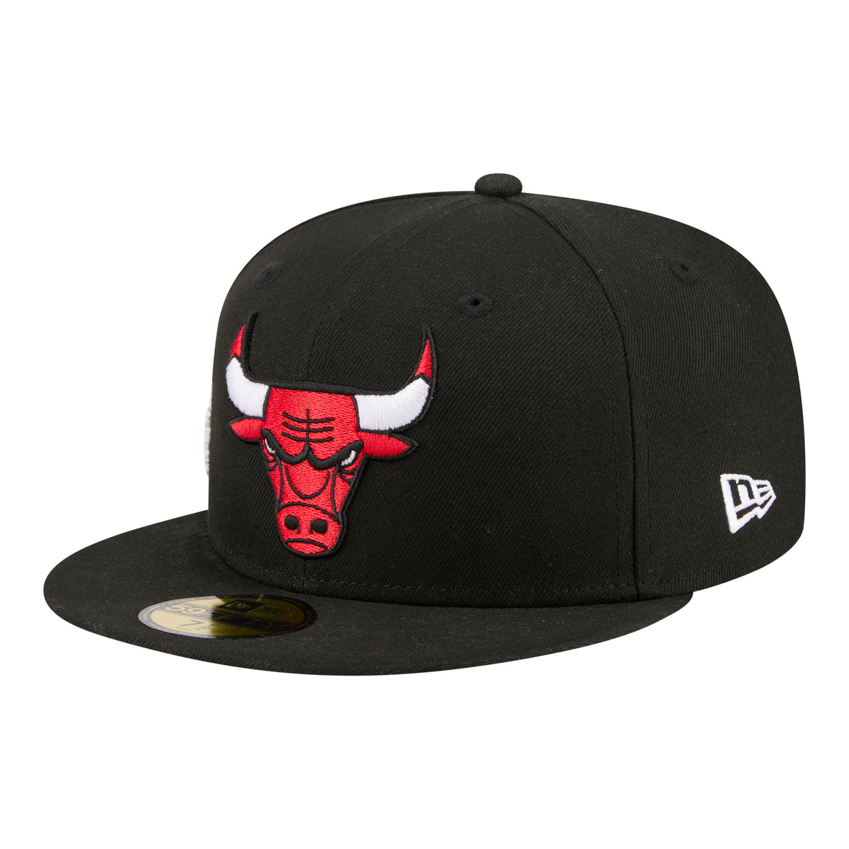 Men's Chicago Bulls  New Era Black Team Collage 59FIFTY Fitted Hat