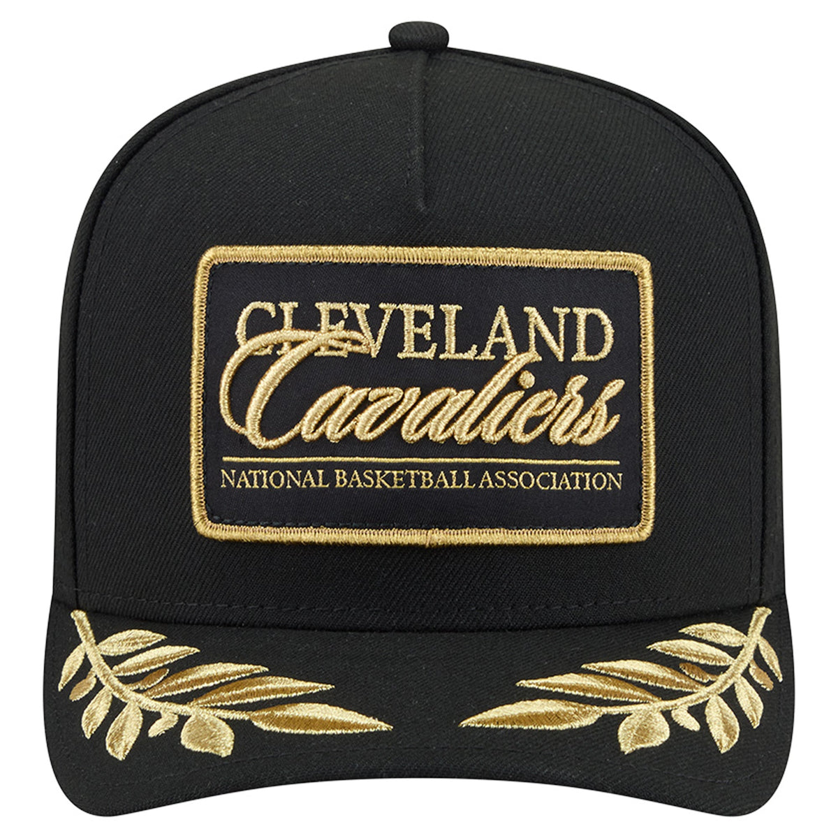 Men's Cleveland Cavaliers  New Era Black Golden 9FIFTY Snapback Hat