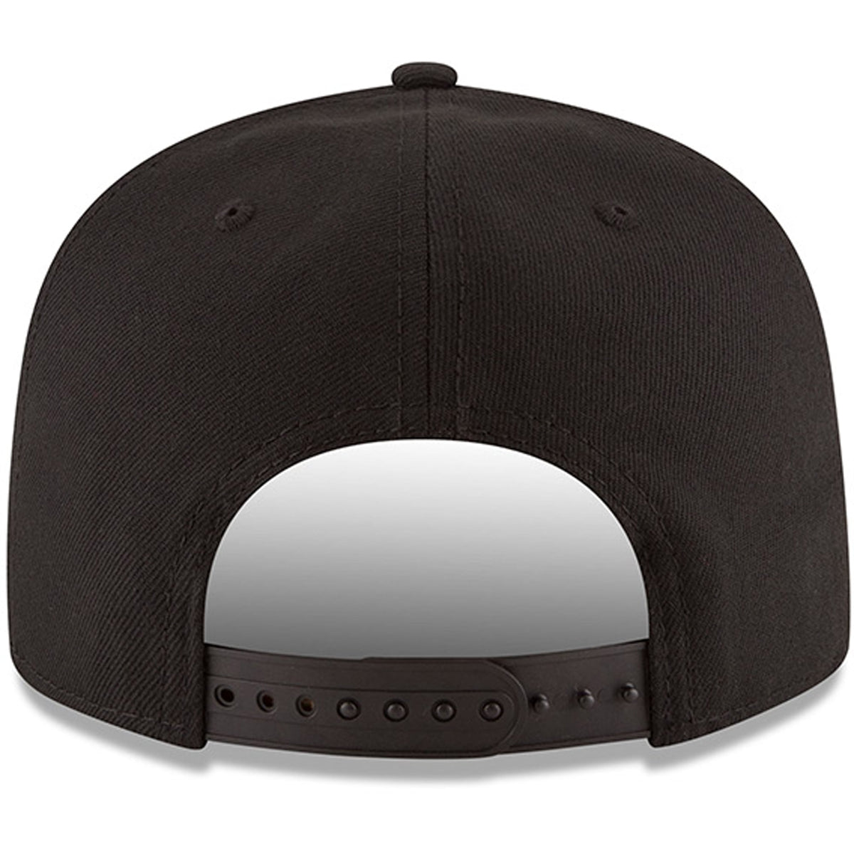 Men's Dallas Mavericks New Era Black Black & White Logo 9FIFTY Adjustable Snapback Hat