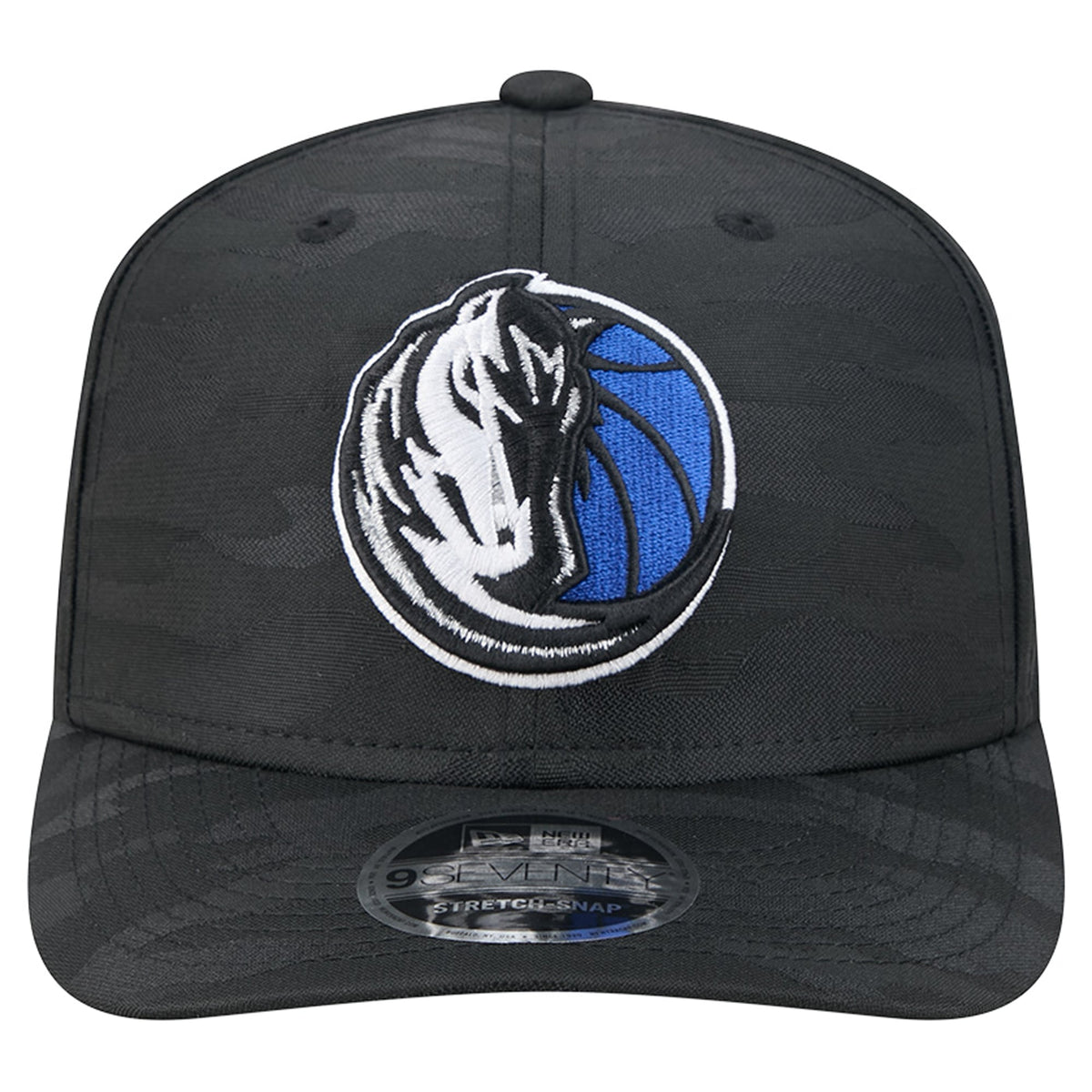 Men's Dallas Mavericks New Era Black Camo 9SEVENTY Perforated Adjustable Hat