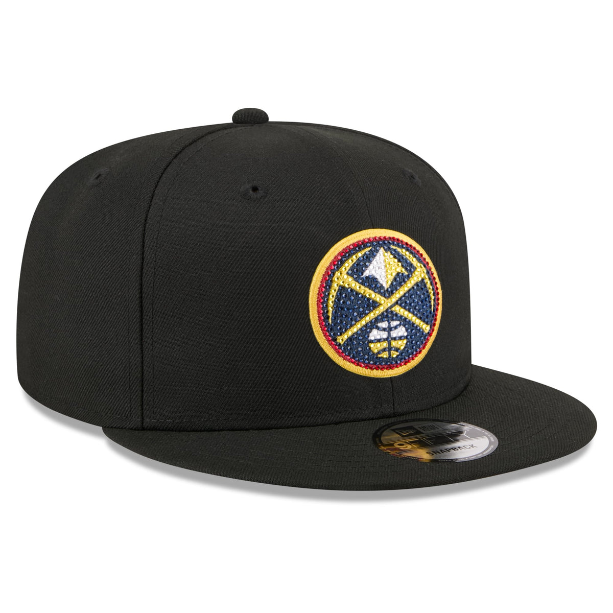 Men's Denver Nuggets New Era Black 2026 NBA Draft Crystal 9FIFTY Snapback Hat