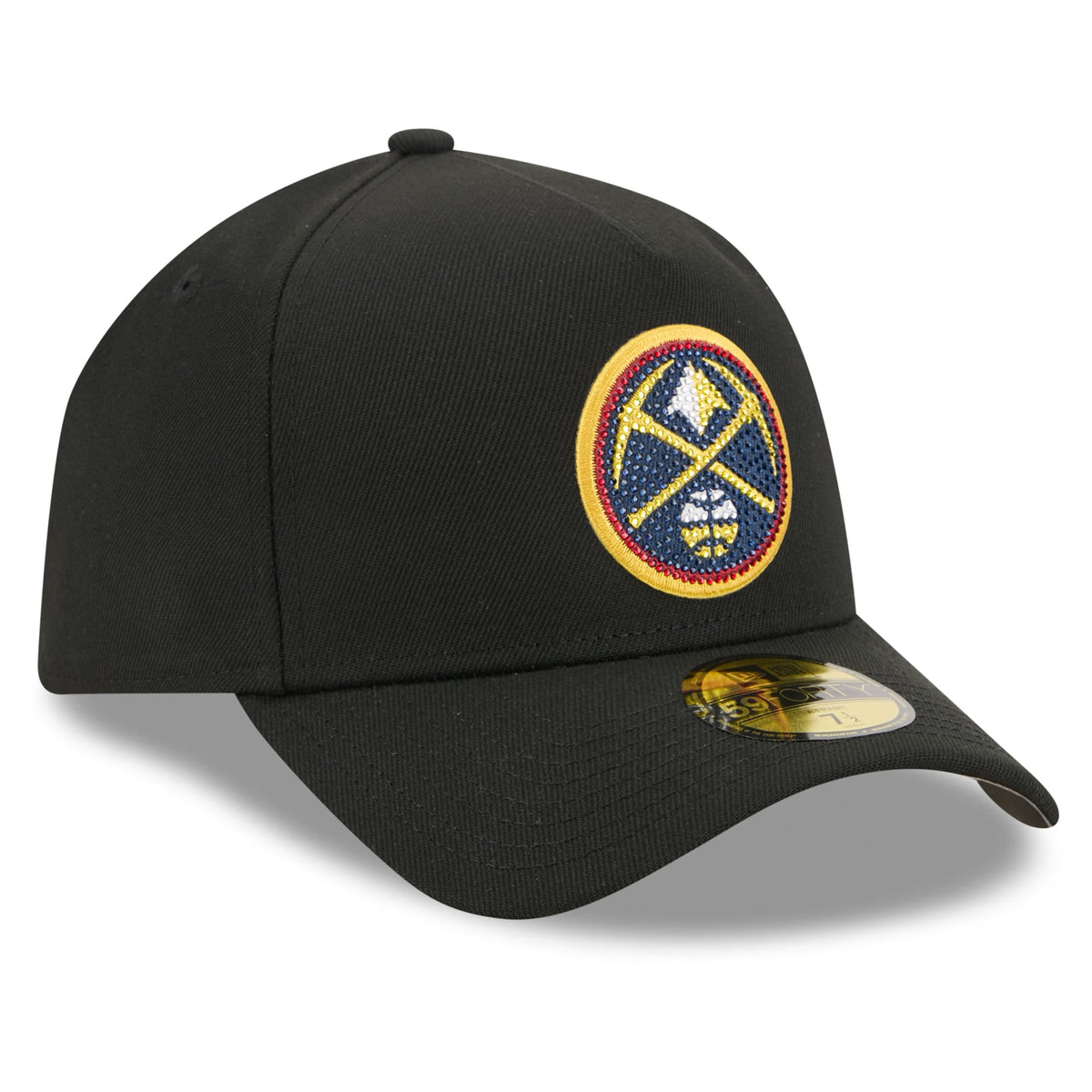 Men's Denver Nuggets New Era Black 2026 NBA Draft On-Stage Crystal A-Frame 59FORTY Fitted Hat