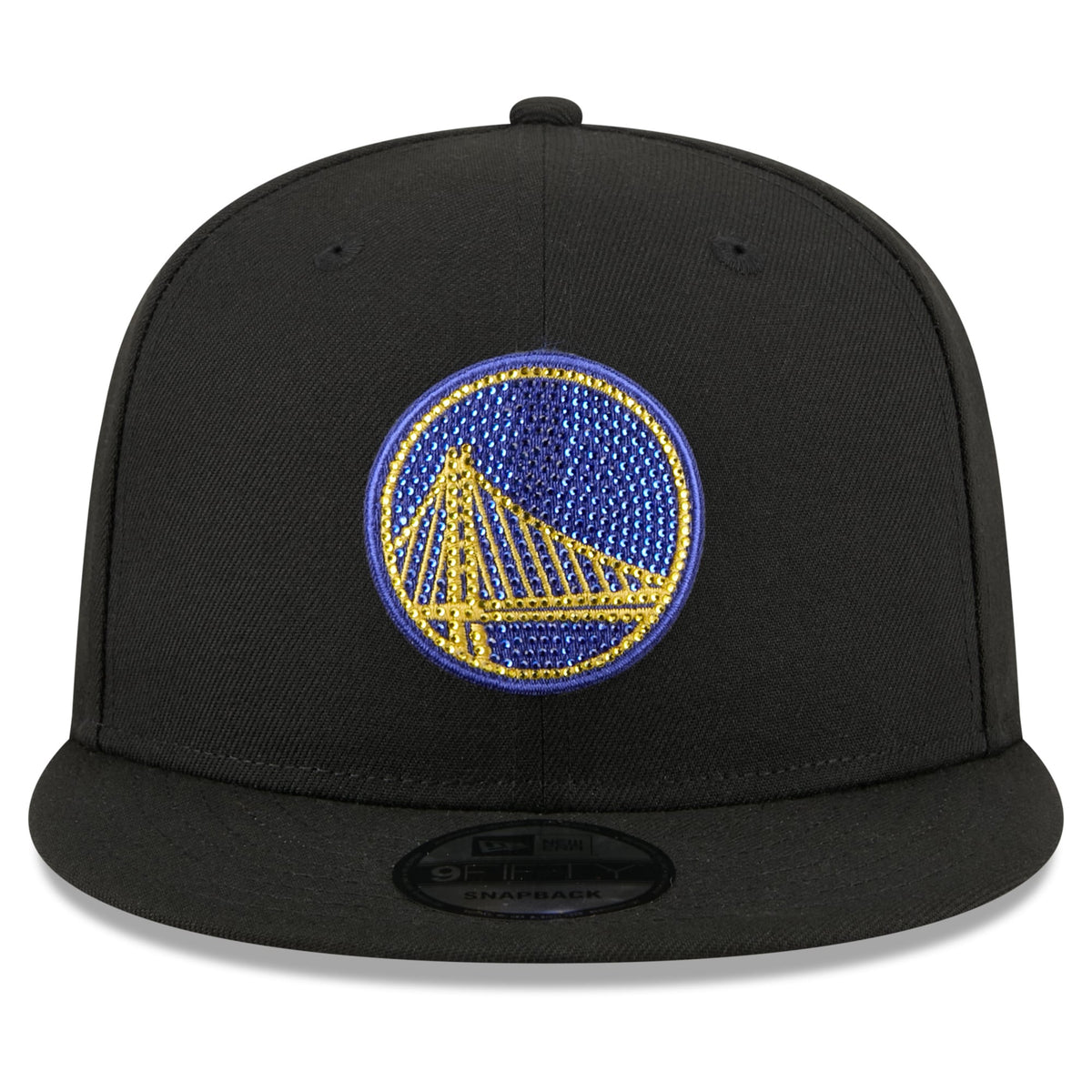 Men's Golden State Warriors New Era Black 2026 NBA Draft Crystal 9FIFTY Snapback Hat