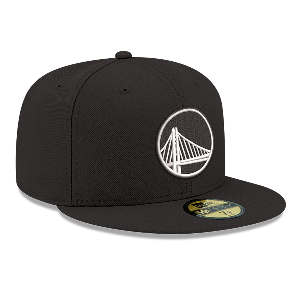 Men's Golden State Warriors New Era Black 59FIFTY Fitted Hat