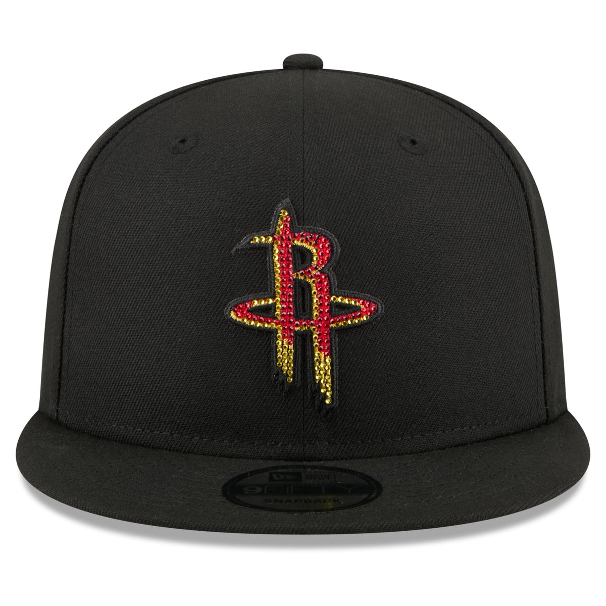 Men's Houston Rockets New Era Black 2026 NBA Draft Crystal 9FIFTY Snapback Hat