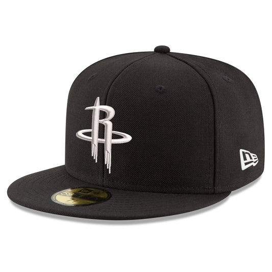 Men's Houston Rockets New Era Black 59FIFTY Fitted Hat