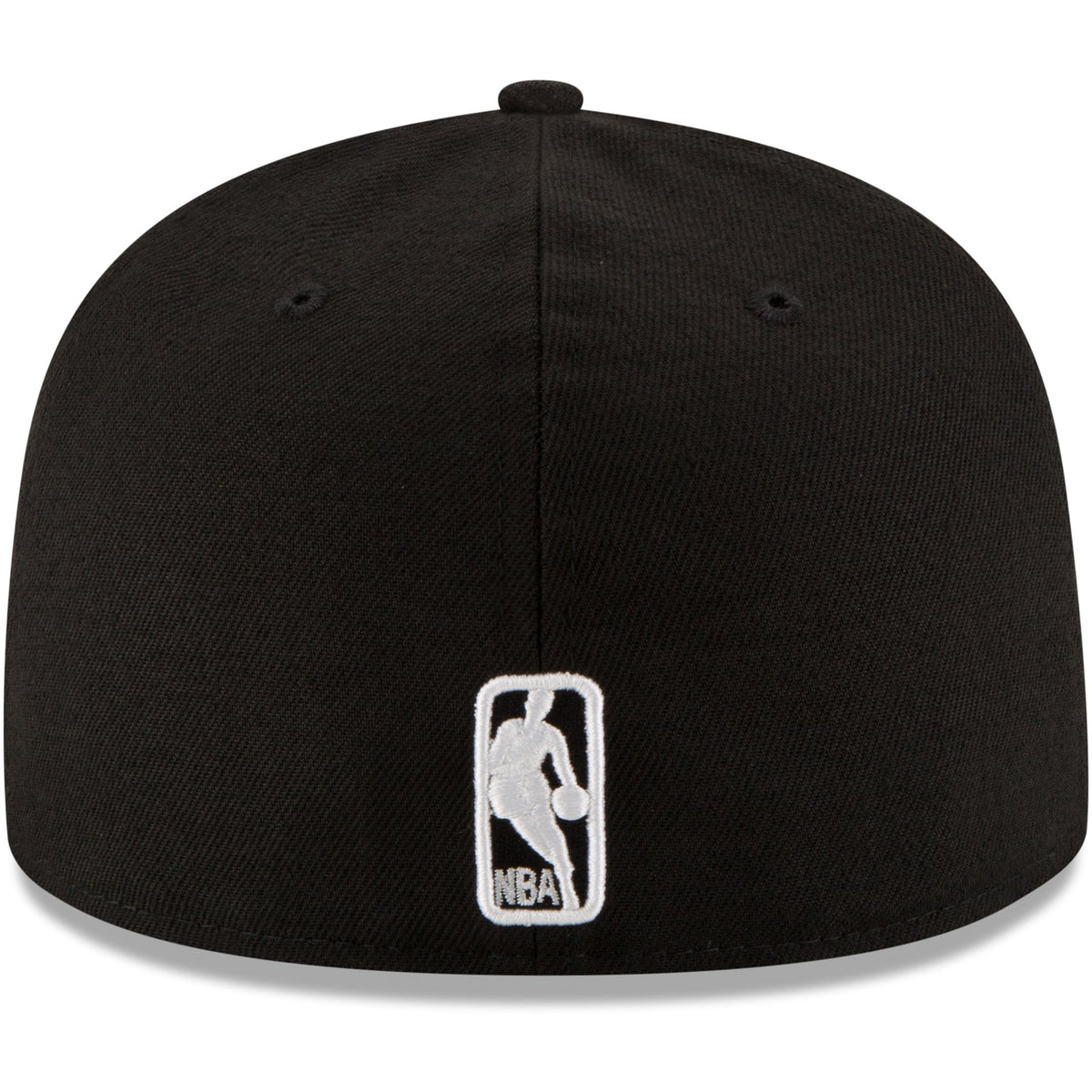 Men's Houston Rockets New Era Black Black & White Logo 59FIFTY Fitted Hat