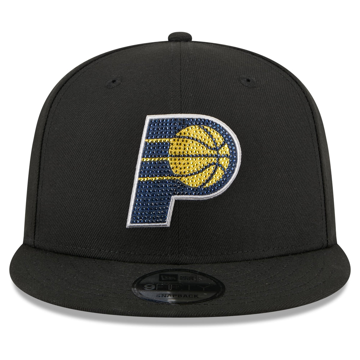 Men's Indiana Pacers New Era Black 2026 NBA Draft Crystal 9FIFTY Snapback Hat