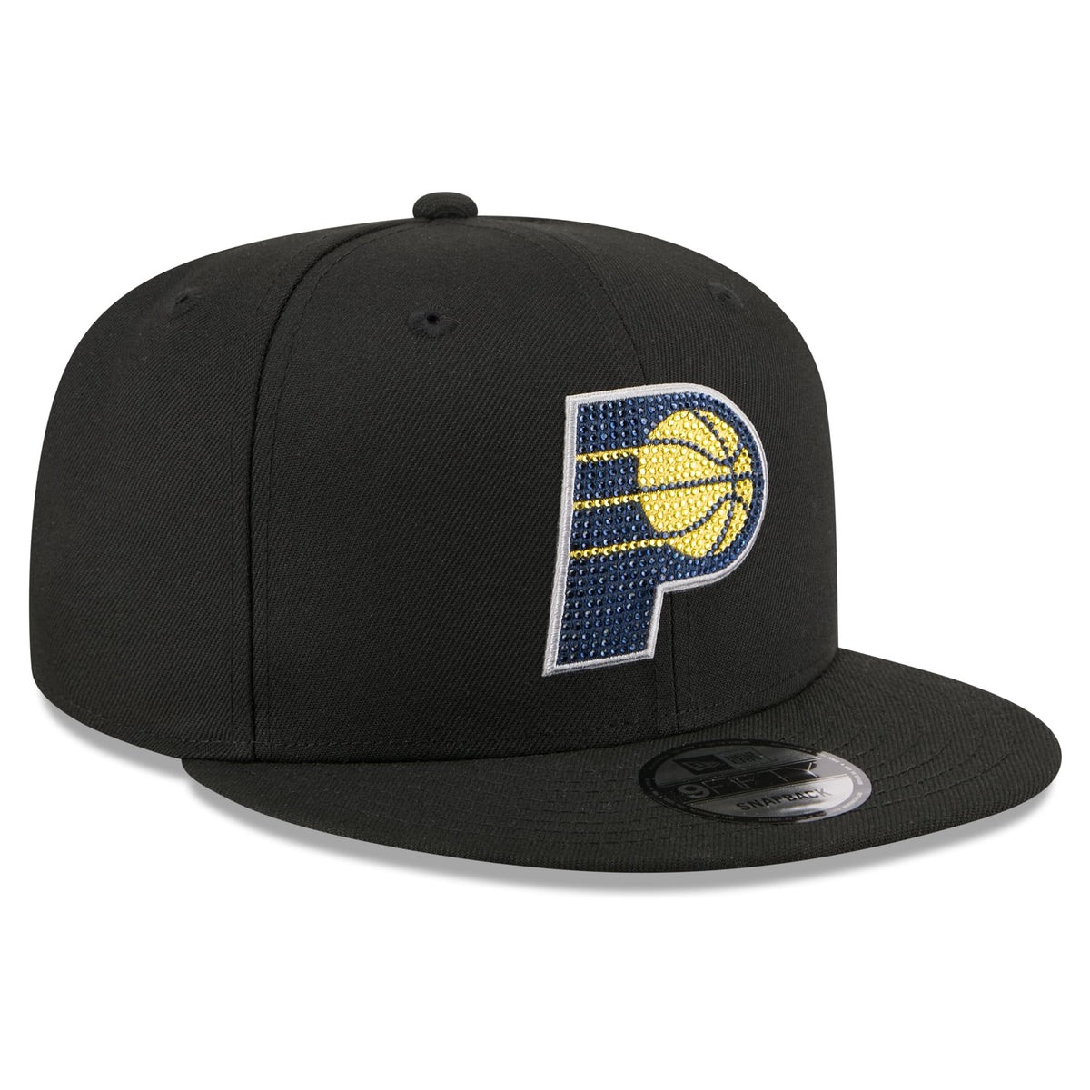 Men's Indiana Pacers New Era Black 2026 NBA Draft Crystal 9FIFTY Snapback Hat