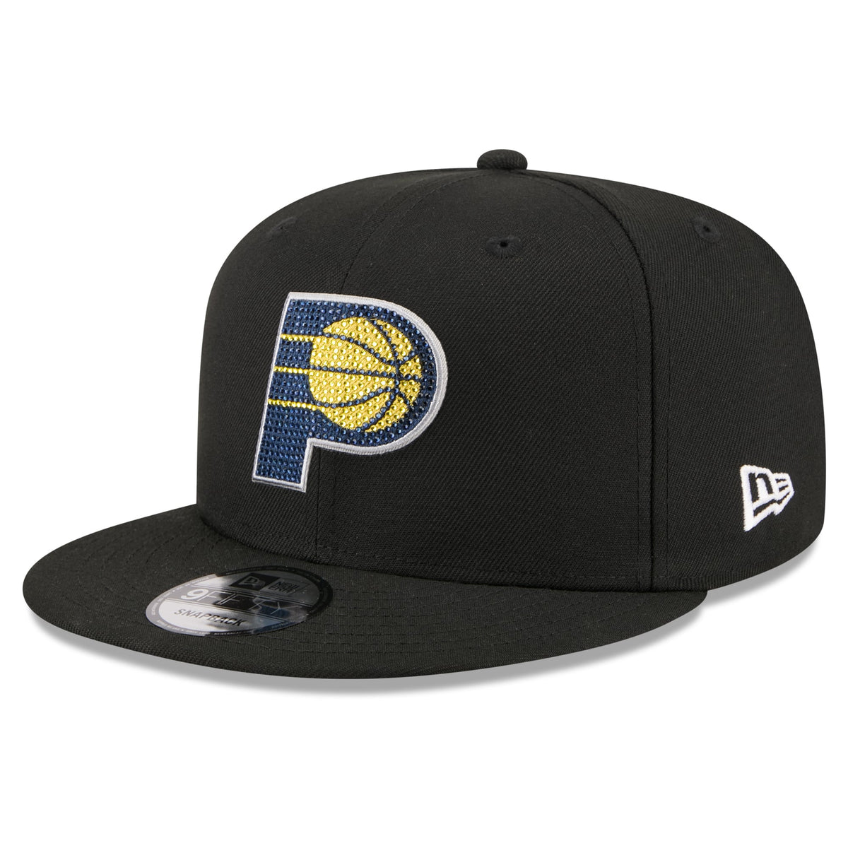 Men's Indiana Pacers New Era Black 2026 NBA Draft Crystal 9FIFTY Snapback Hat