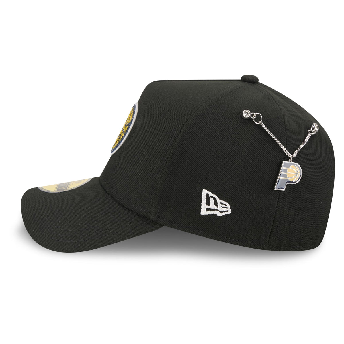 Men's Indiana Pacers New Era Black 2026 NBA Draft On-Stage Crystal A-Frame 59FORTY Fitted Hat