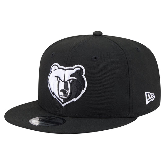 Men's Memphis Grizzlies  New Era Black Team 9FIFTY Snapback Hat