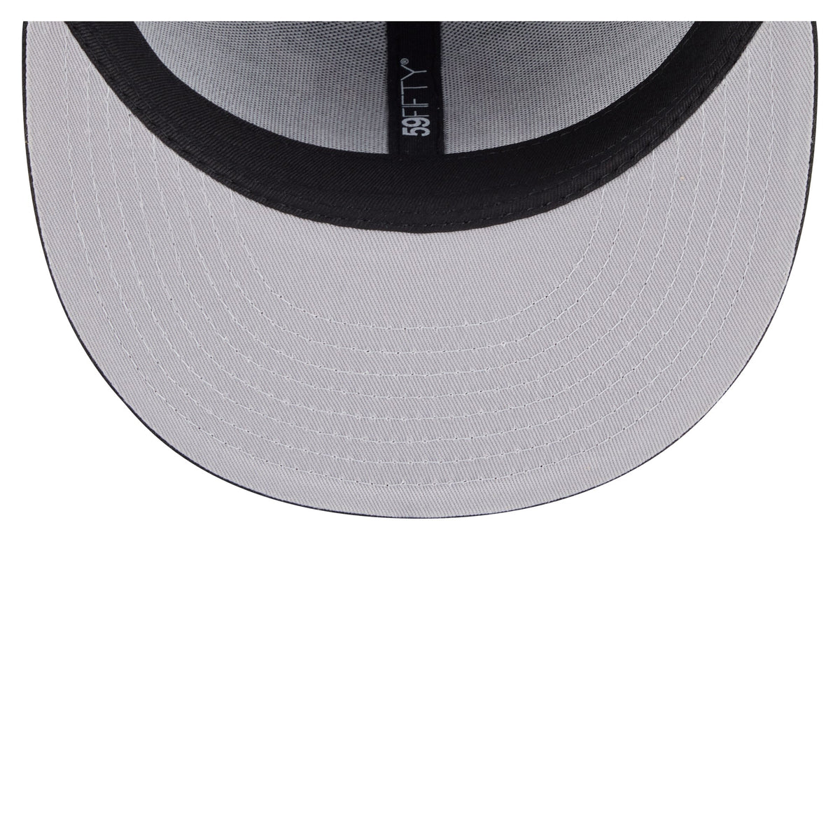 Men's Miami Heat  New Era Black Deceptor 59FIFTY Fitted Hat