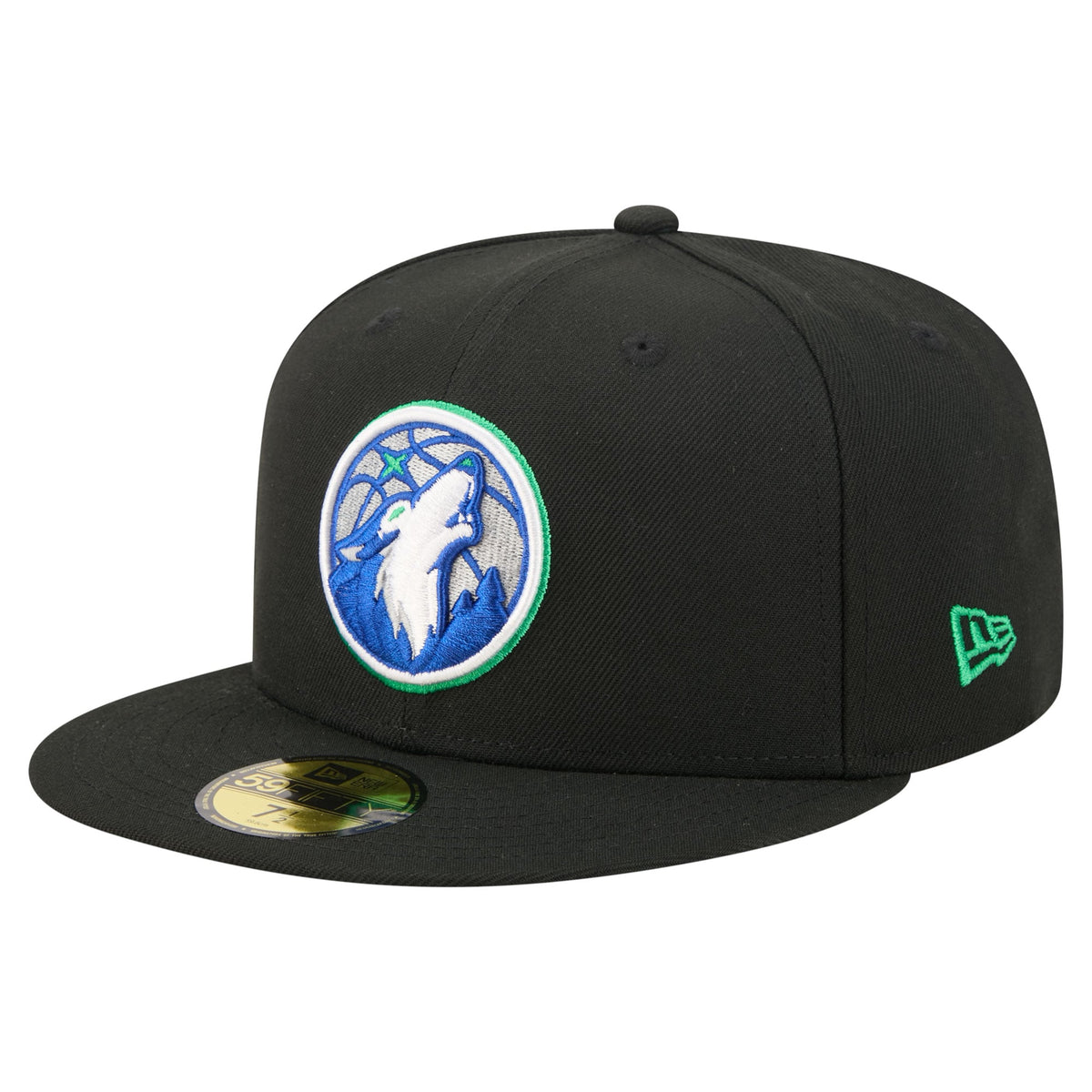 Men's Minnesota Timberwolves New Era Black 59FIFTY Fitted Hat