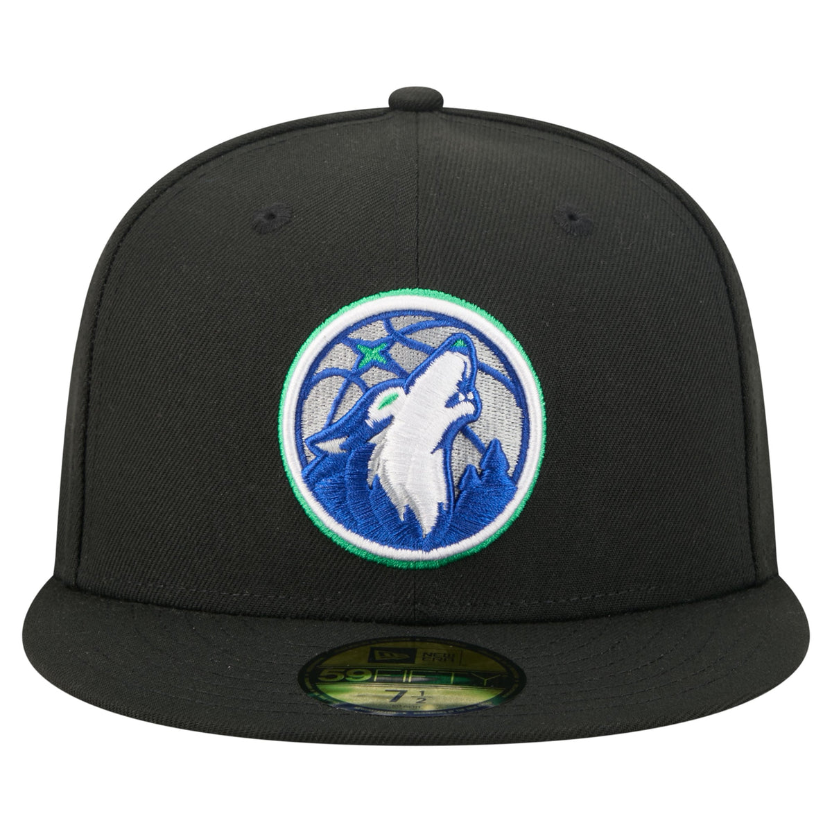Men's Minnesota Timberwolves New Era Black 59FIFTY Fitted Hat