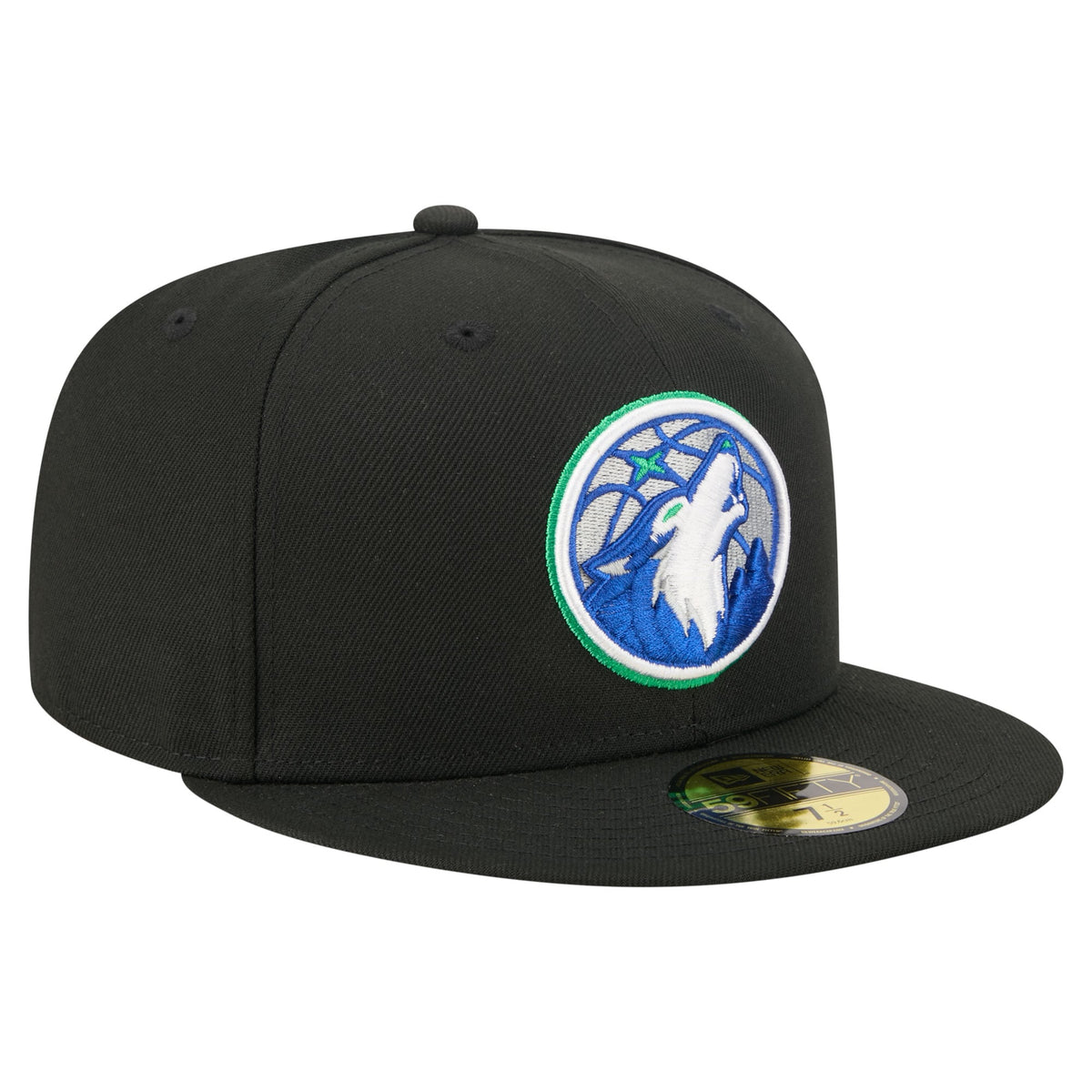 Men's Minnesota Timberwolves New Era Black 59FIFTY Fitted Hat