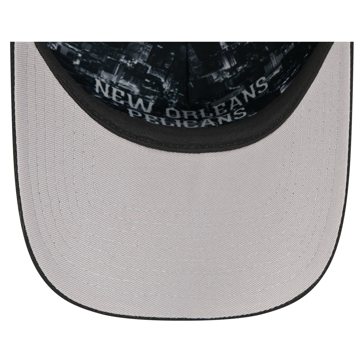 Men's New Orleans Pelicans New Era Black 2026 NBA Draft On-Stage Crystal A-Frame 59FORTY Fitted Hat