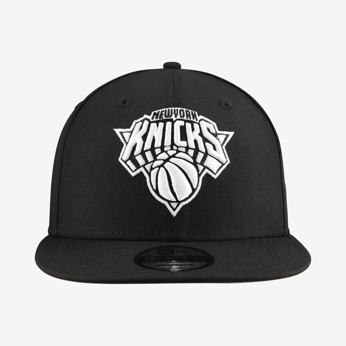 Men's New York Knicks  New Era Black Team 9FIFTY Snapback Hat