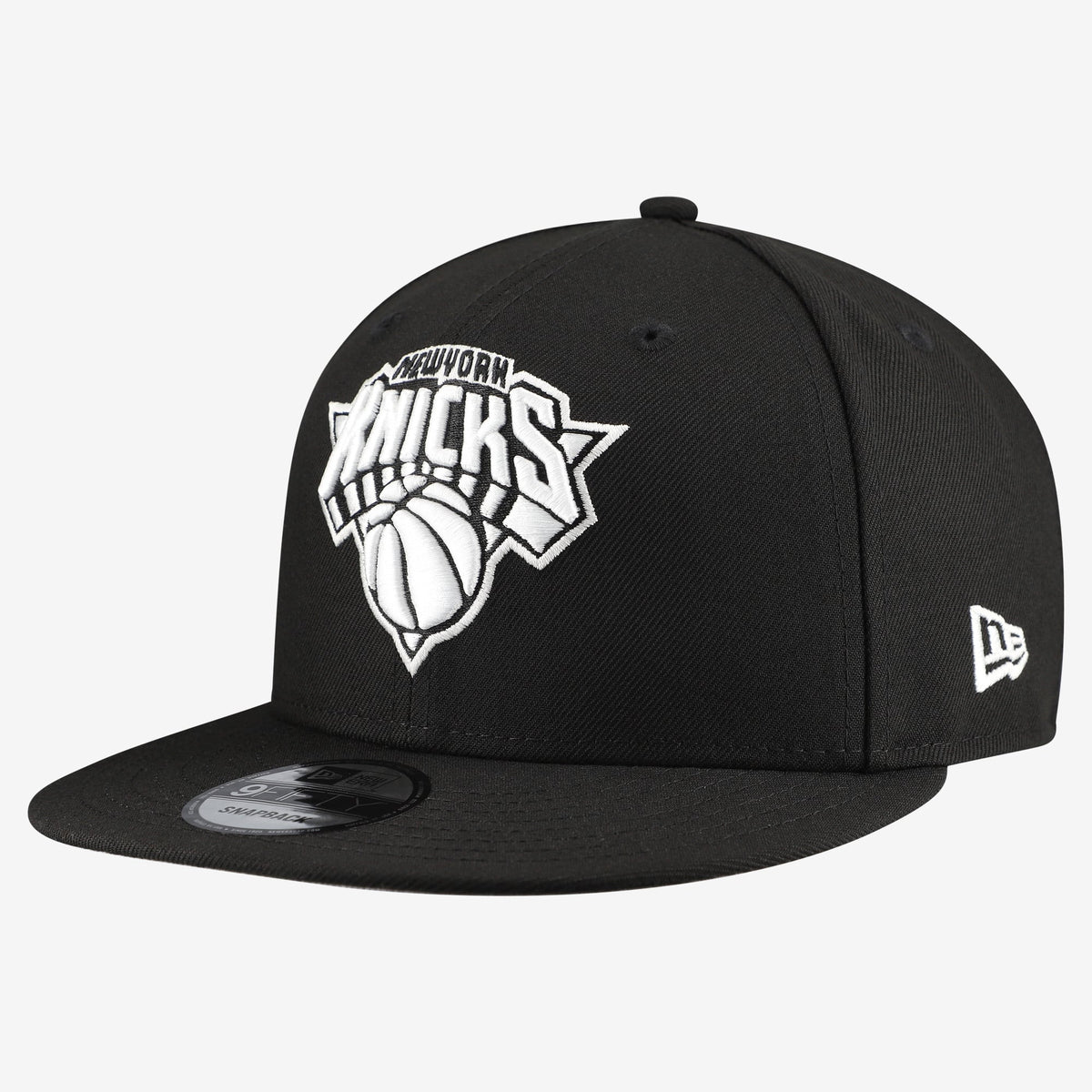 Men's New York Knicks  New Era Black Team 9FIFTY Snapback Hat