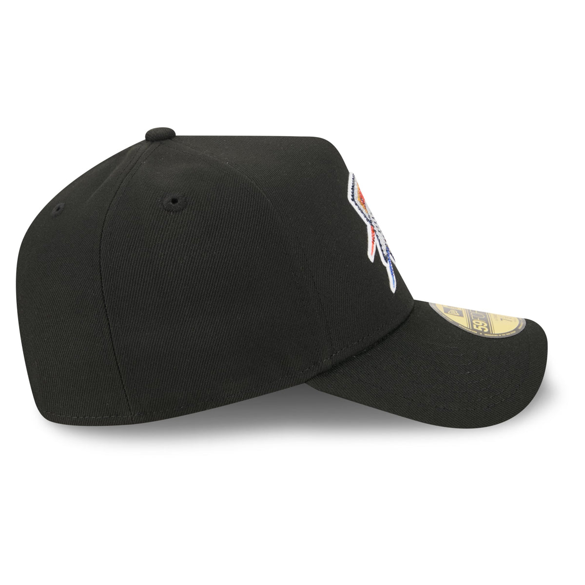 Men's Oklahoma City Thunder New Era Black 2026 NBA Draft On-Stage Crystal A-Frame 59FORTY Fitted Hat