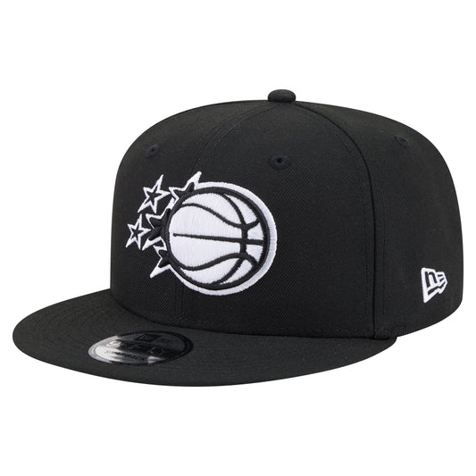 Men's Orlando Magic  New Era Black Team 9FIFTY Snapback Hat