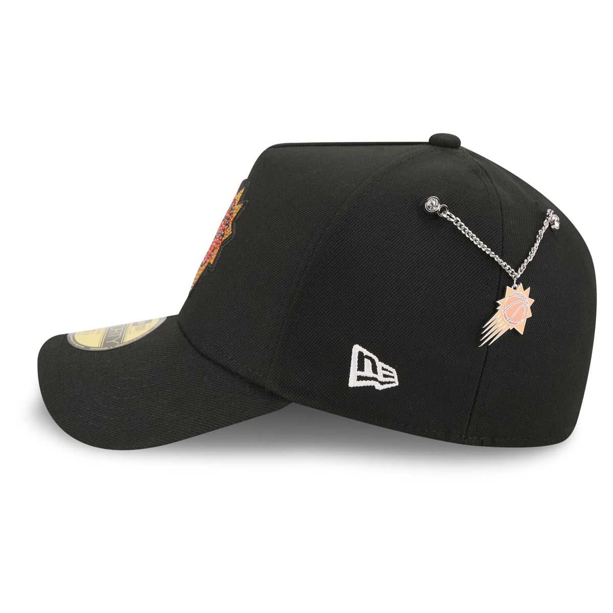 Men's Phoenix Suns New Era Black 2026 NBA Draft On-Stage Crystal A-Frame 59FORTY Fitted Hat