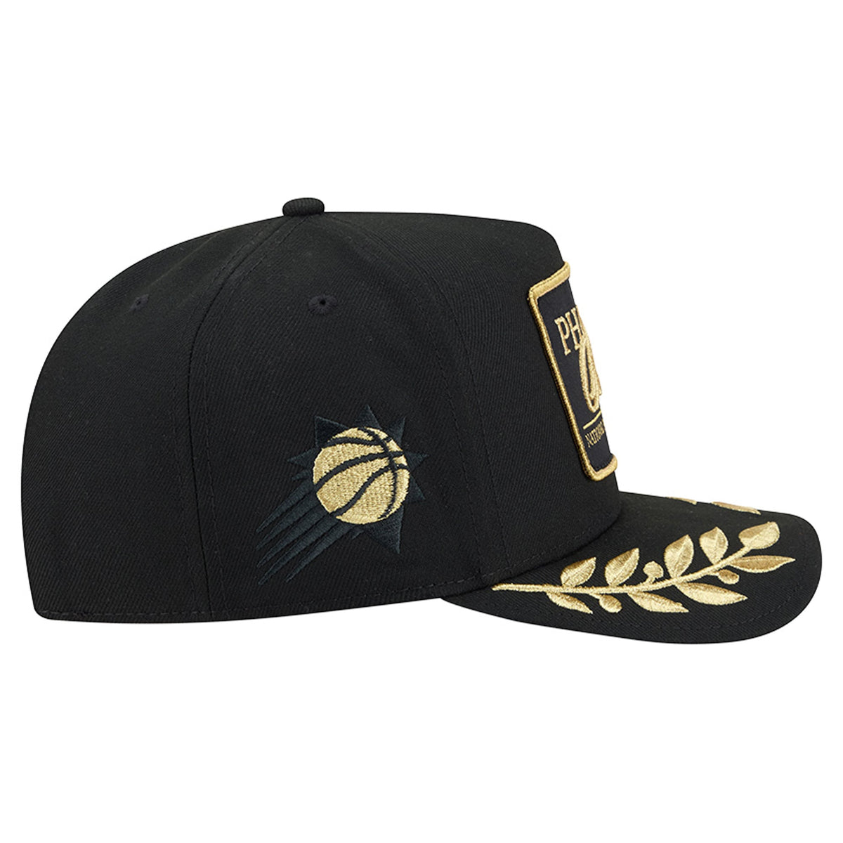 Men's Phoenix Suns  New Era Black Golden 9FIFTY Snapback Hat