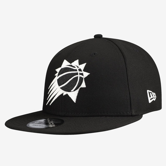 Men's Phoenix Suns  New Era Black Team 9FIFTY Snapback Hat