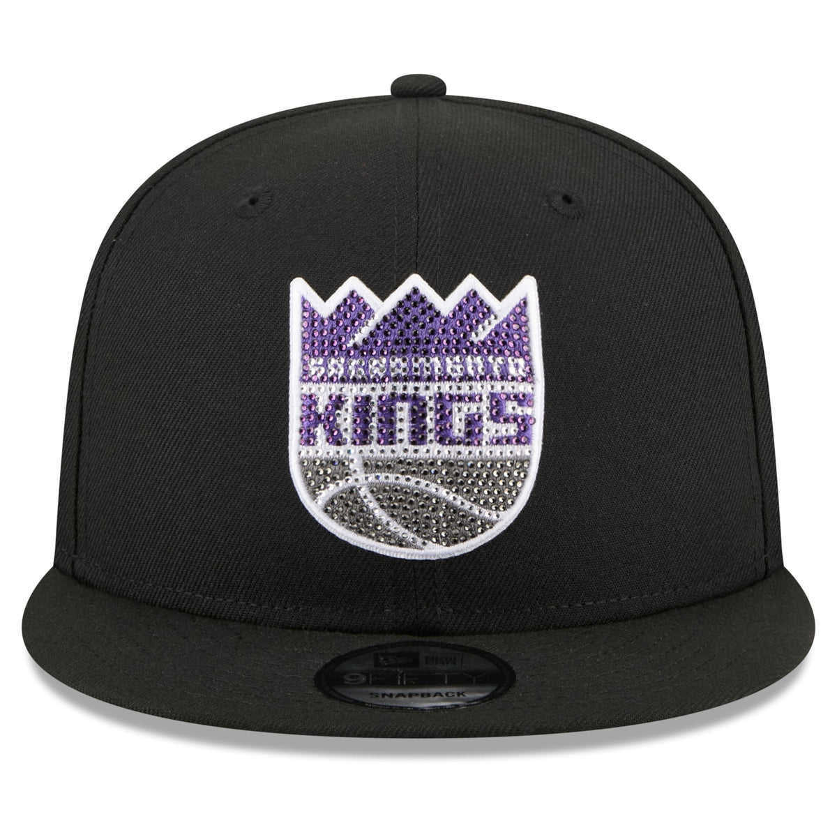 Men's Sacramento Kings New Era Black 2026 NBA Draft Crystal 9FIFTY Snapback Hat