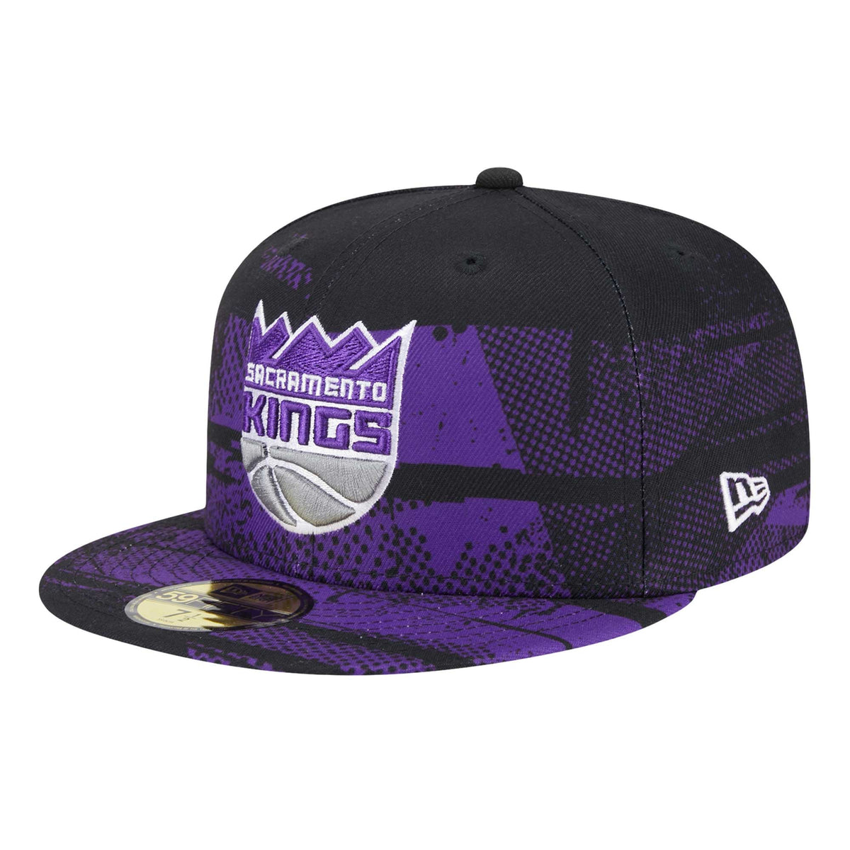 Men's Sacramento Kings New Era Black Tip-Off 59FIFTY Fitted Hat
