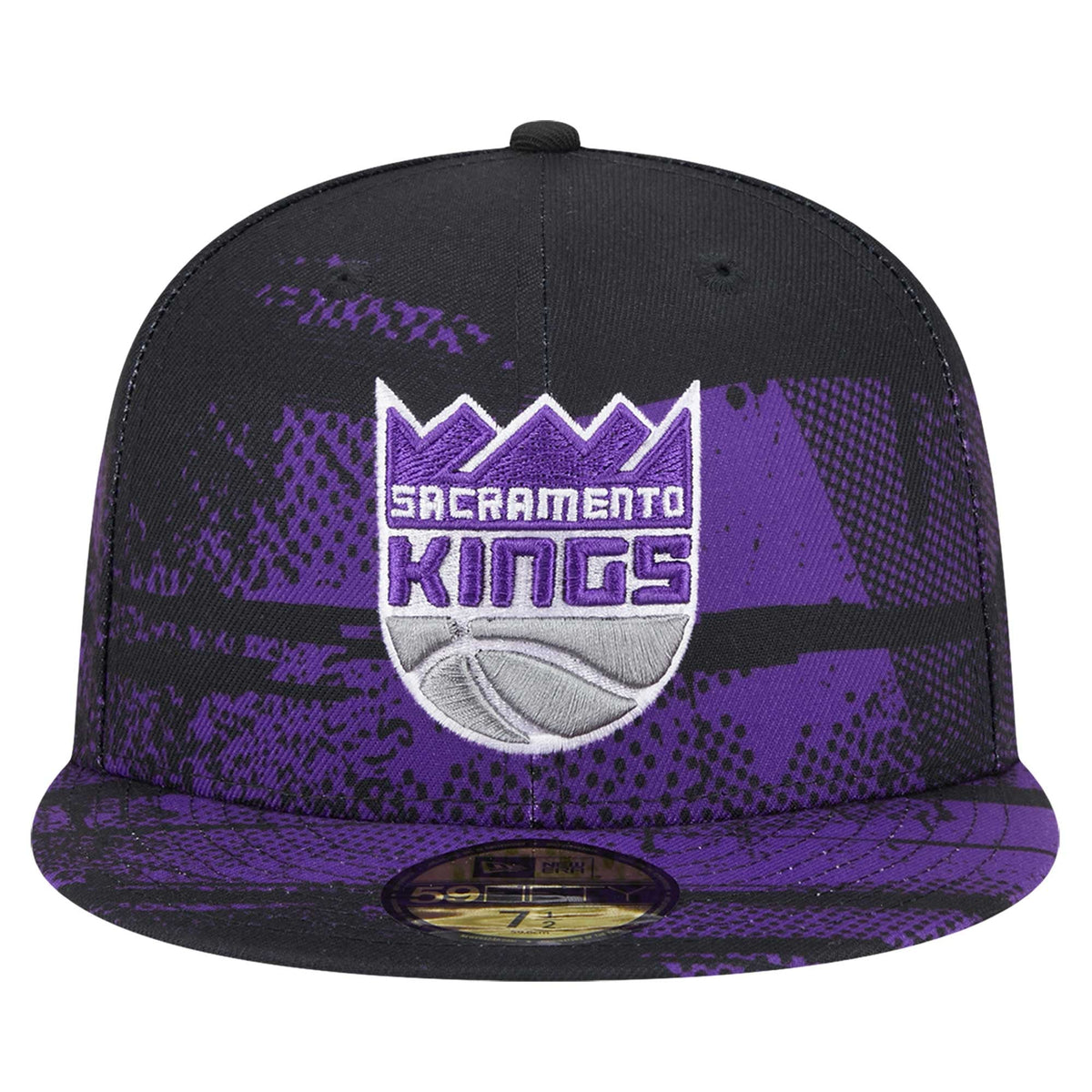 Men's Sacramento Kings New Era Black Tip-Off 59FIFTY Fitted Hat