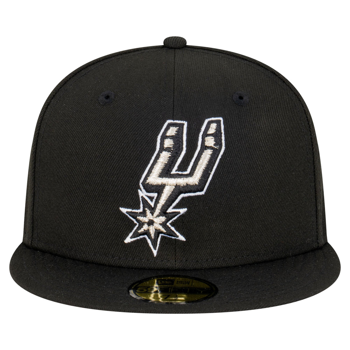 Men's San Antonio Spurs  New Era Black Team 59FIFTY Fitted Hat