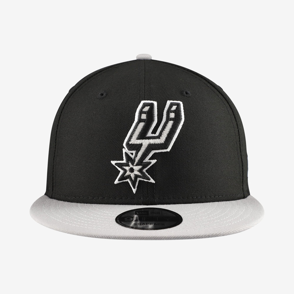 Men's San Antonio Spurs  New Era Black Two-Tone 9FIFTY Snapback Hat