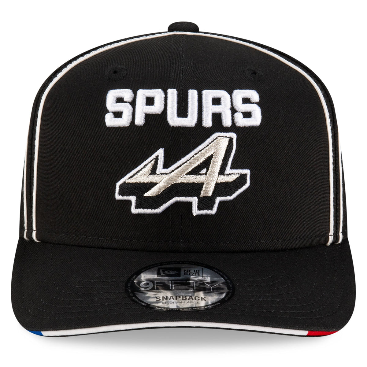 Men's San Antonio Spurs x Alpine New Era Black 9FIFTY Snapback Hat