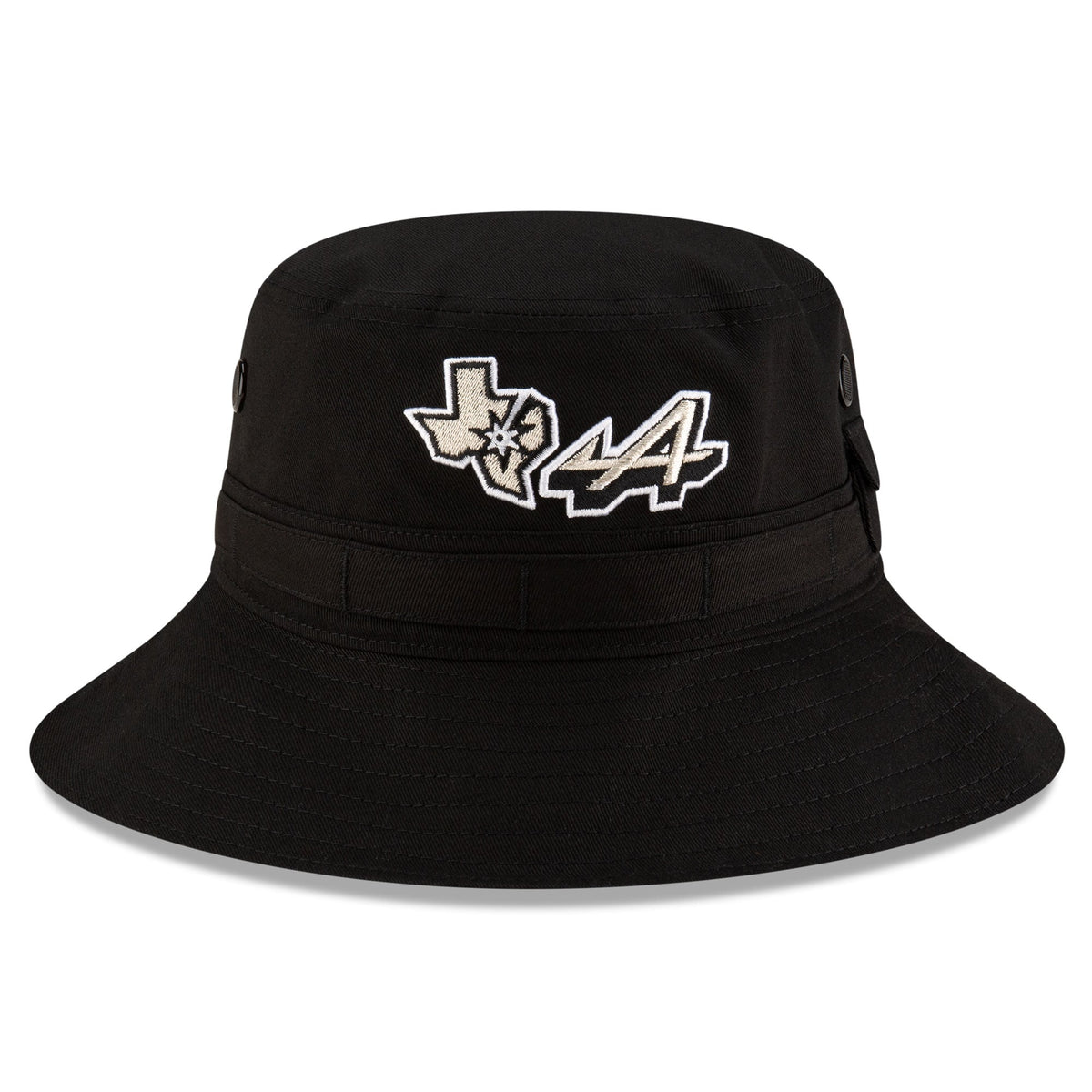 Men's San Antonio Spurs x Alpine New Era Black Adventure Bucket Hat