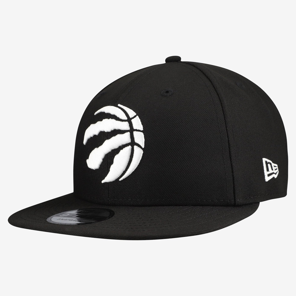Men's Toronto Raptors  New Era Black Team 9FIFTY Snapback Hat
