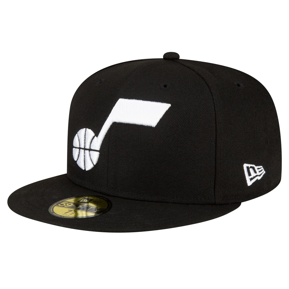Men's Utah Jazz New Era Black 59FIFTY Fitted Hat
