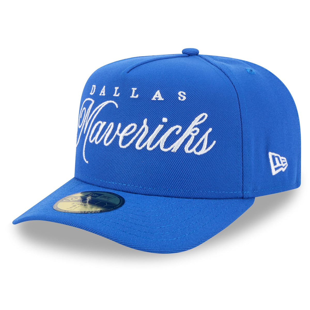 Men's Dallas Mavericks New Era Blue 2025 NBA Draft A-Frame 59FIFTY Fitted Hat