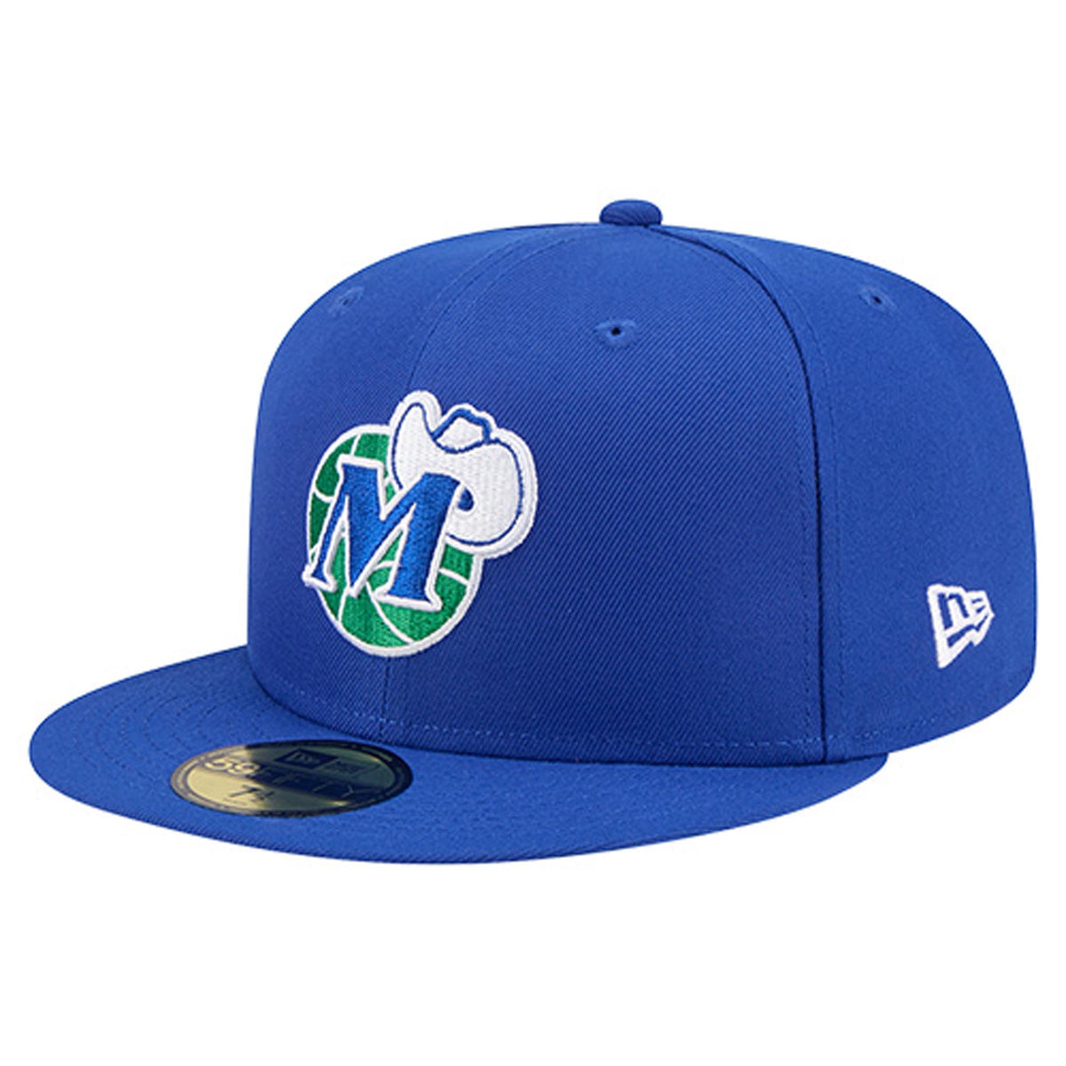 Men's Dallas Mavericks  New Era Blue Core Logo 59FIFTY Fitted Hat