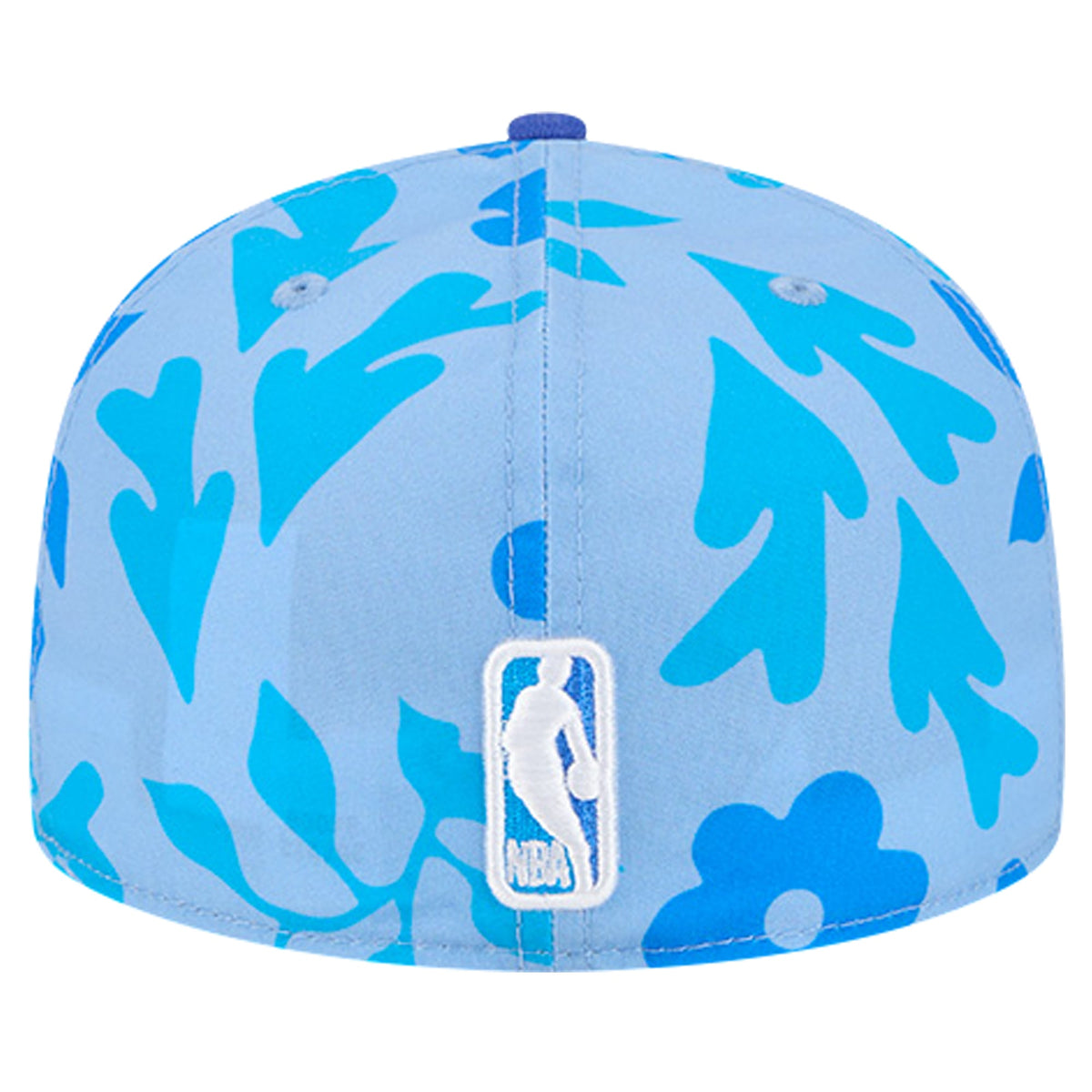 Men's Dallas Mavericks New Era Blue Palm Fronds 2-Tone 59FIFTY Fitted Hat