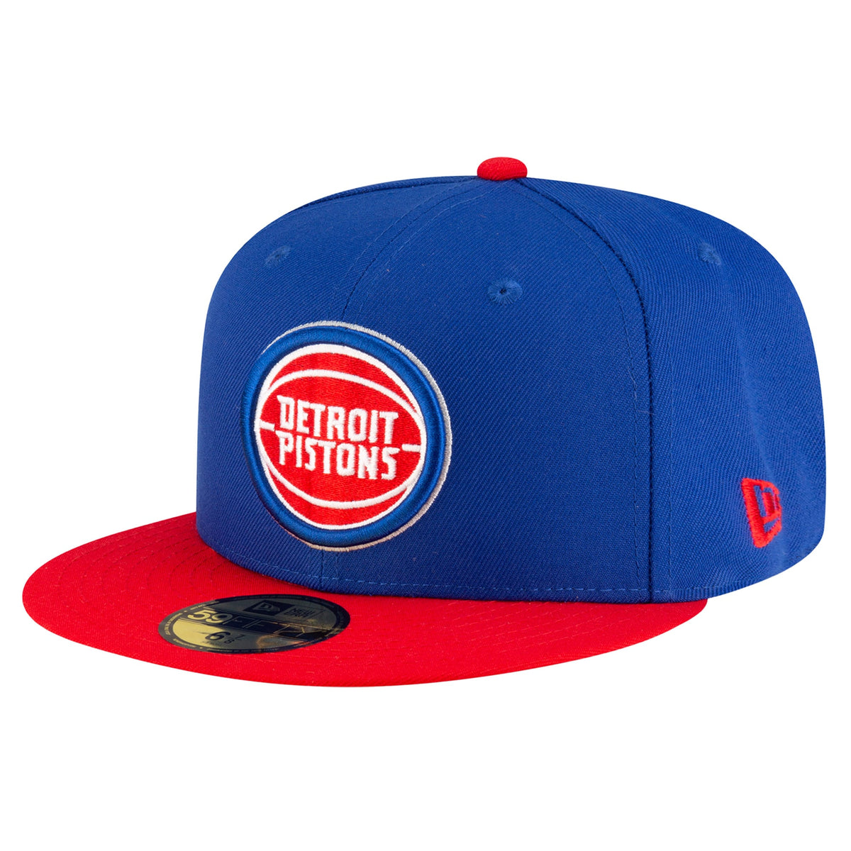 Men's Detroit Pistons  New Era Blue Two-Tone 59FIFTY Fitted Hat