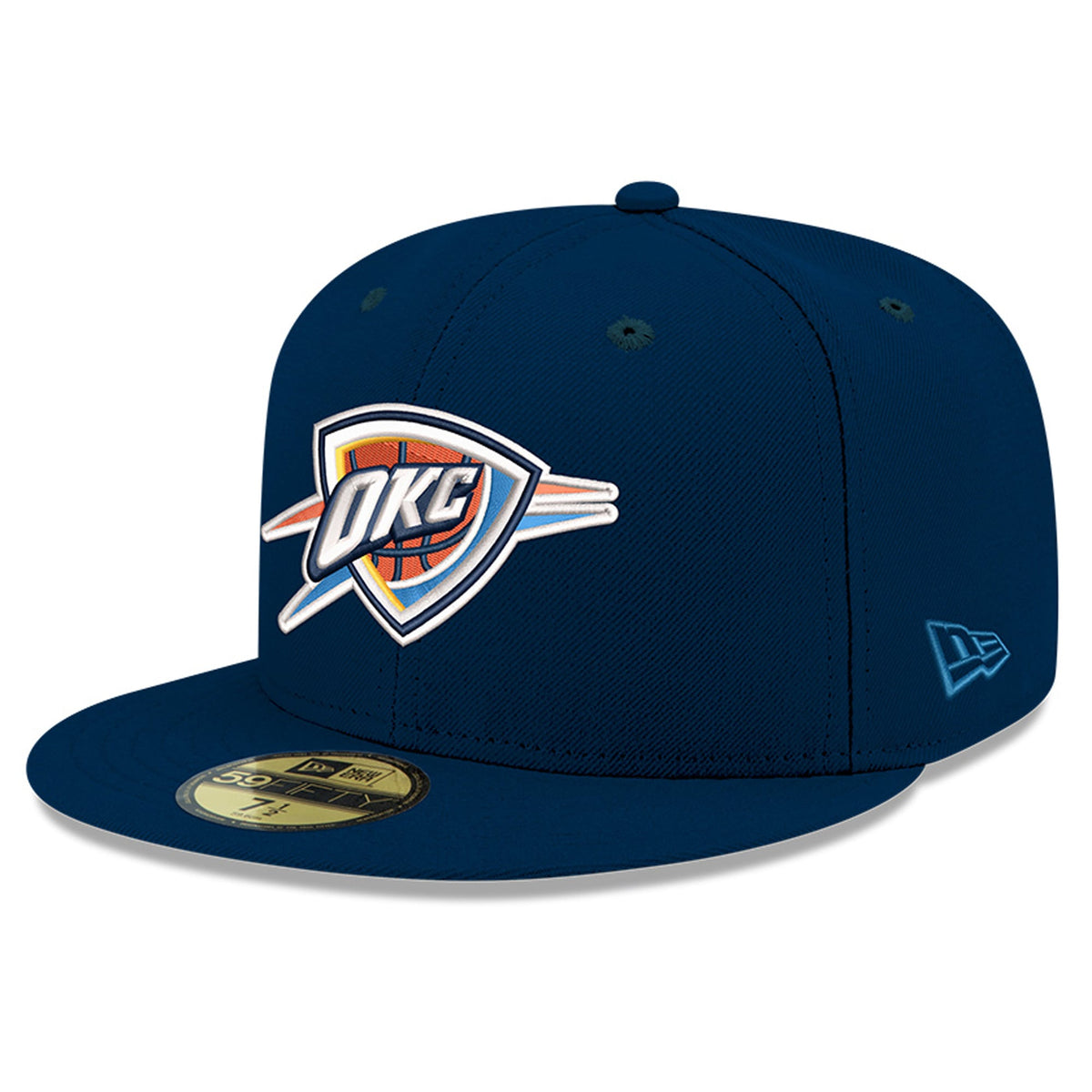 Men's Oklahoma City Thunder  New Era Blue Team 59FIFTY Fitted Hat