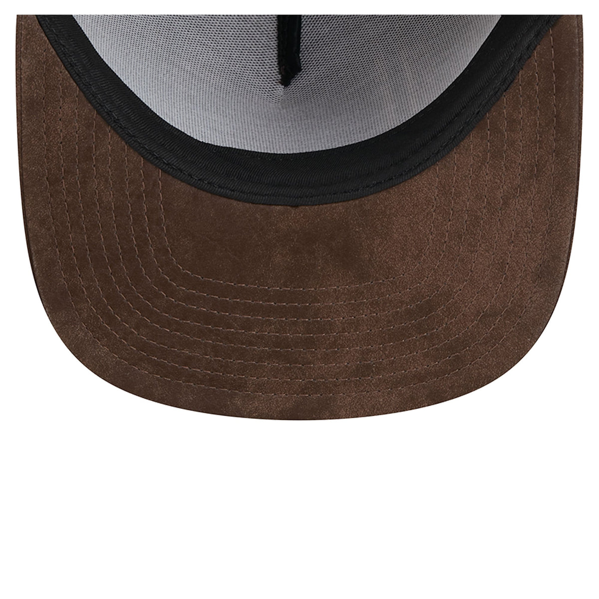 Men's Memphis Grizzlies New Era Brown Plaid 9FIFTY A-Frame Adjustable Hat