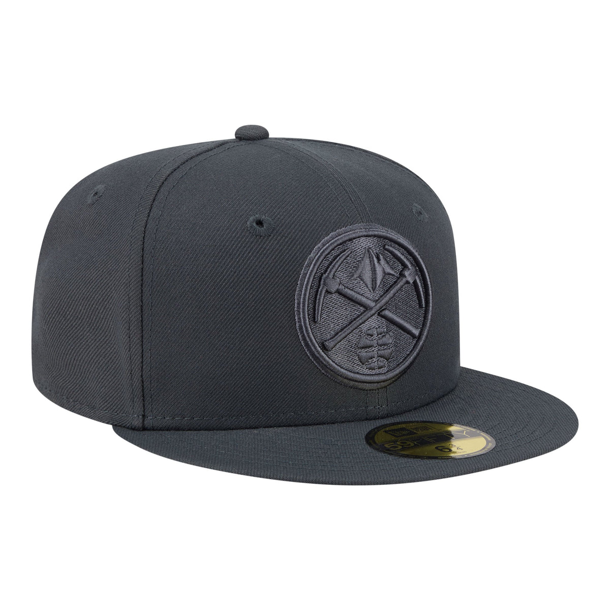 Men's Denver Nuggets  New Era Charcoal Tonal Color Pack 59FIFTY Fitted Hat