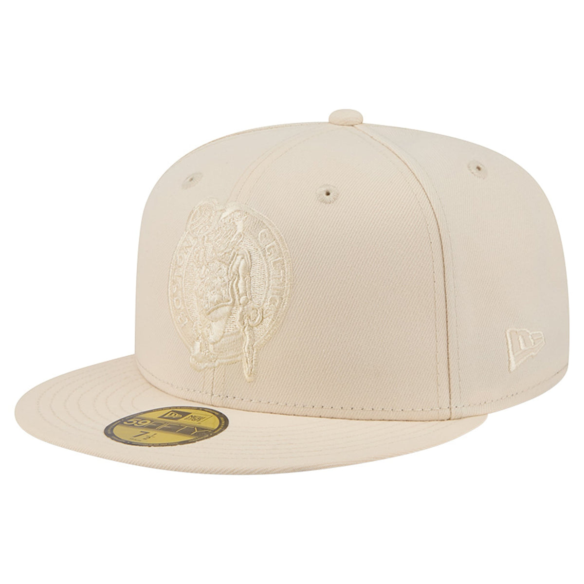 Men's Boston Celtics New Era Cream Color Pack 59FIFTY Fitted Hat