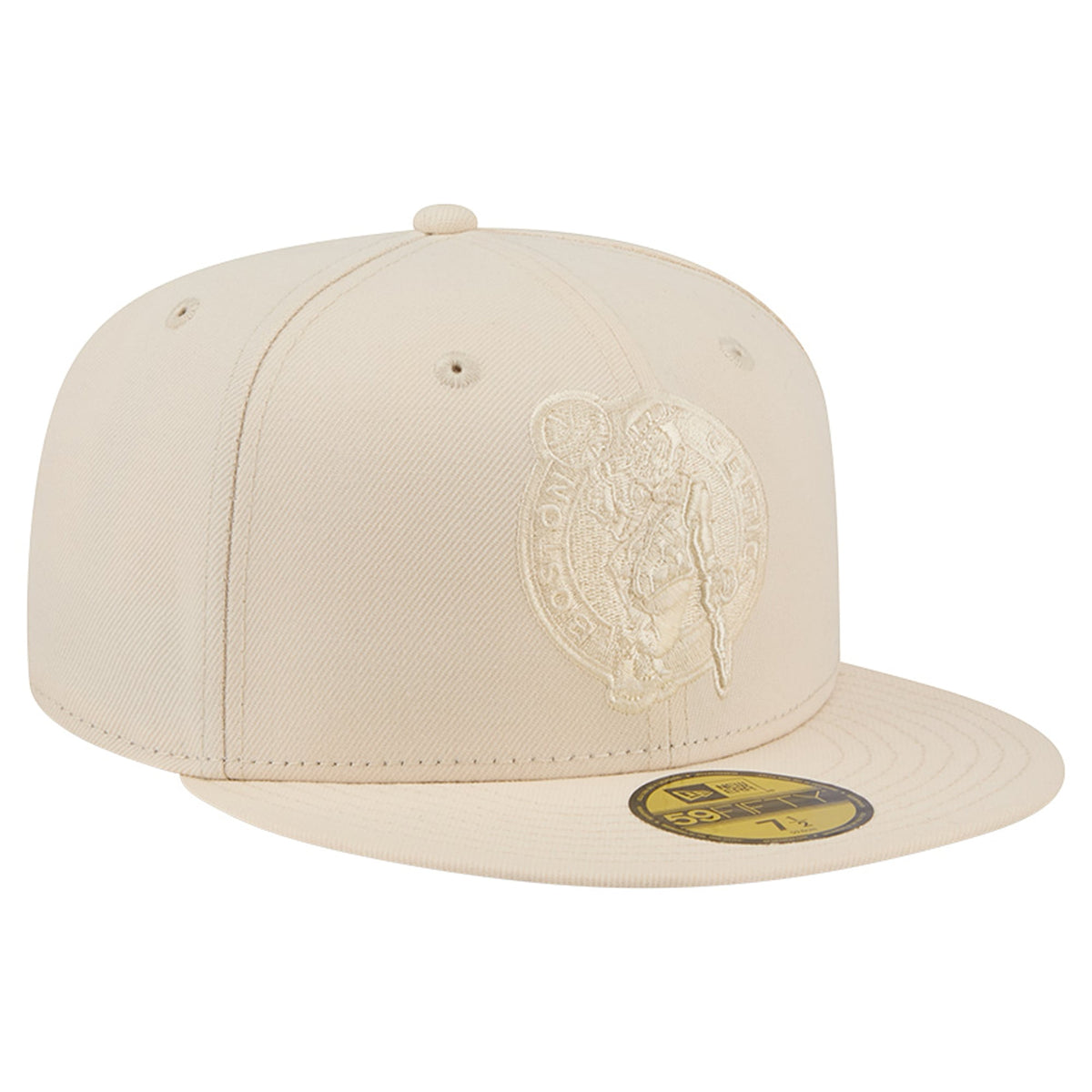 Men's Boston Celtics New Era Cream Color Pack 59FIFTY Fitted Hat